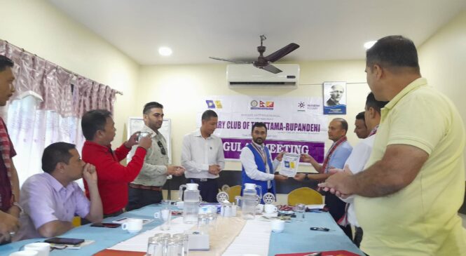 रोटरी तिलोत्तमा रुपन्देहीसँग जापानको रोटरी सेटेलाइटले सहकार्य गर्ने